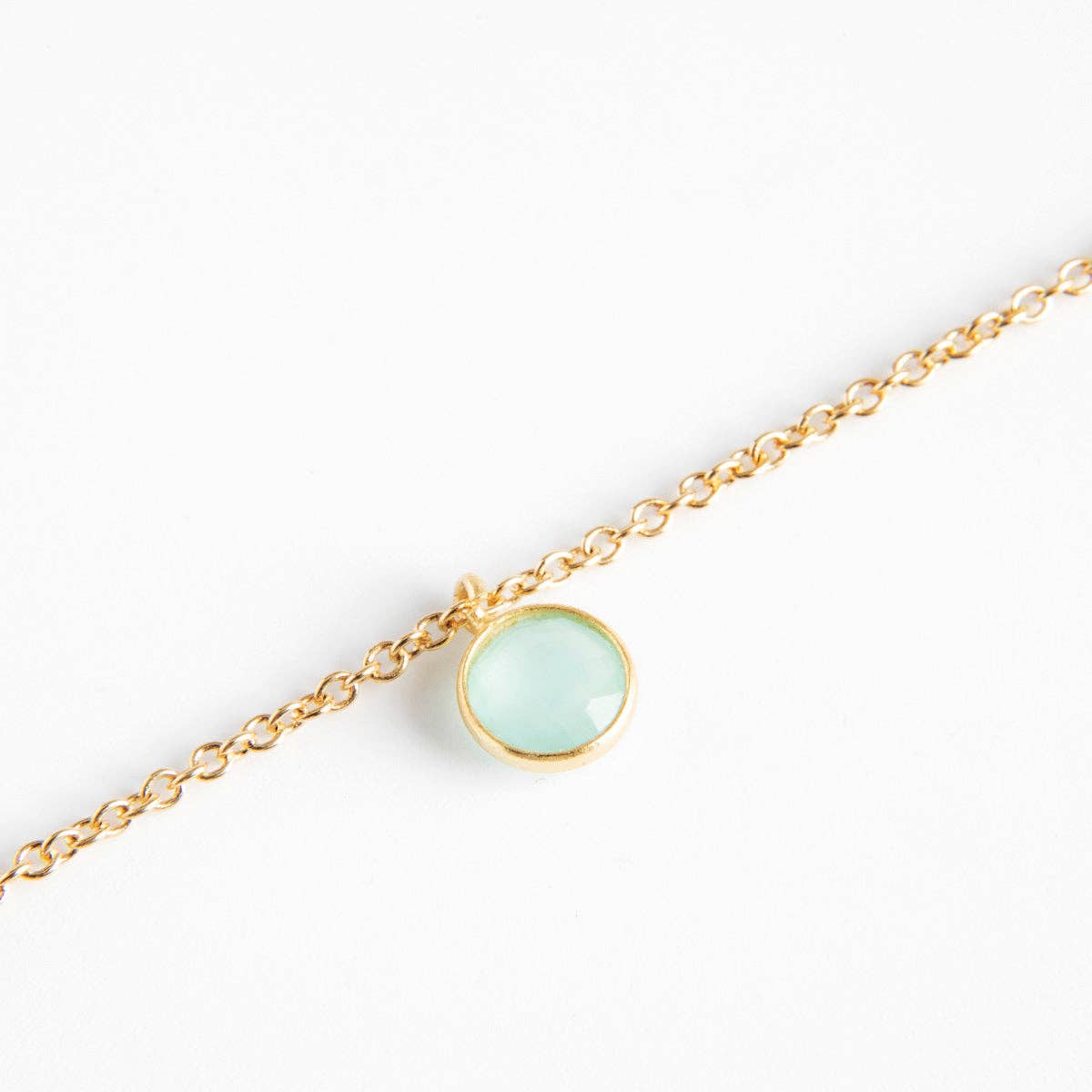 Collier Pendentif Céleste Aigue-Marine