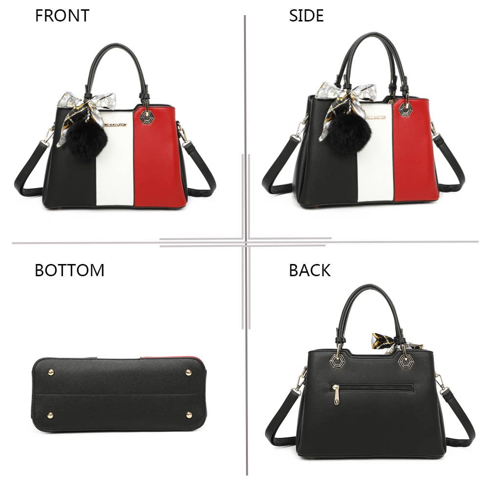 Sac à Main Tricolore Fiora Pop