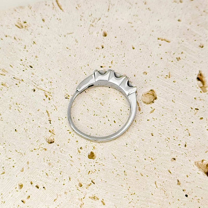 Bague Trilogie Cristaux Scintillants