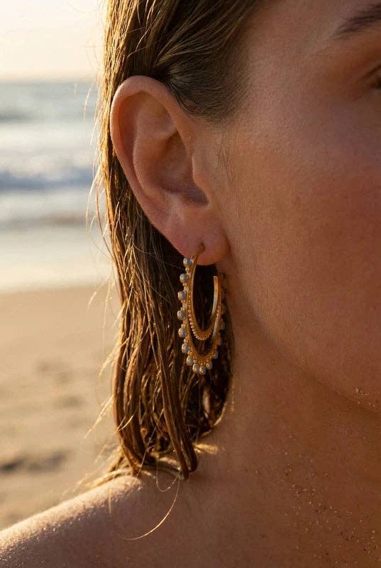 Boucles d’oreilles en acier inoxydable