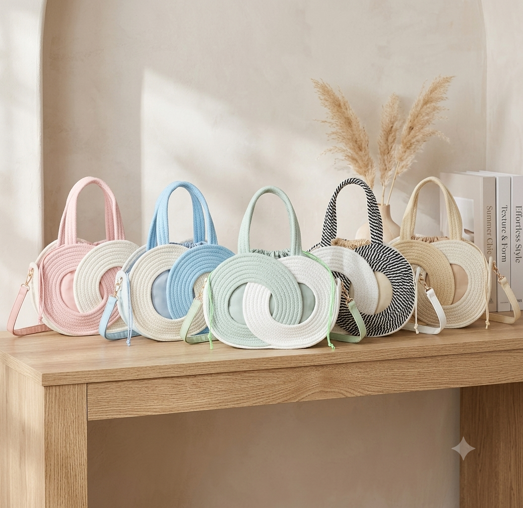 Sac à Main en Corde Tressée Orélya