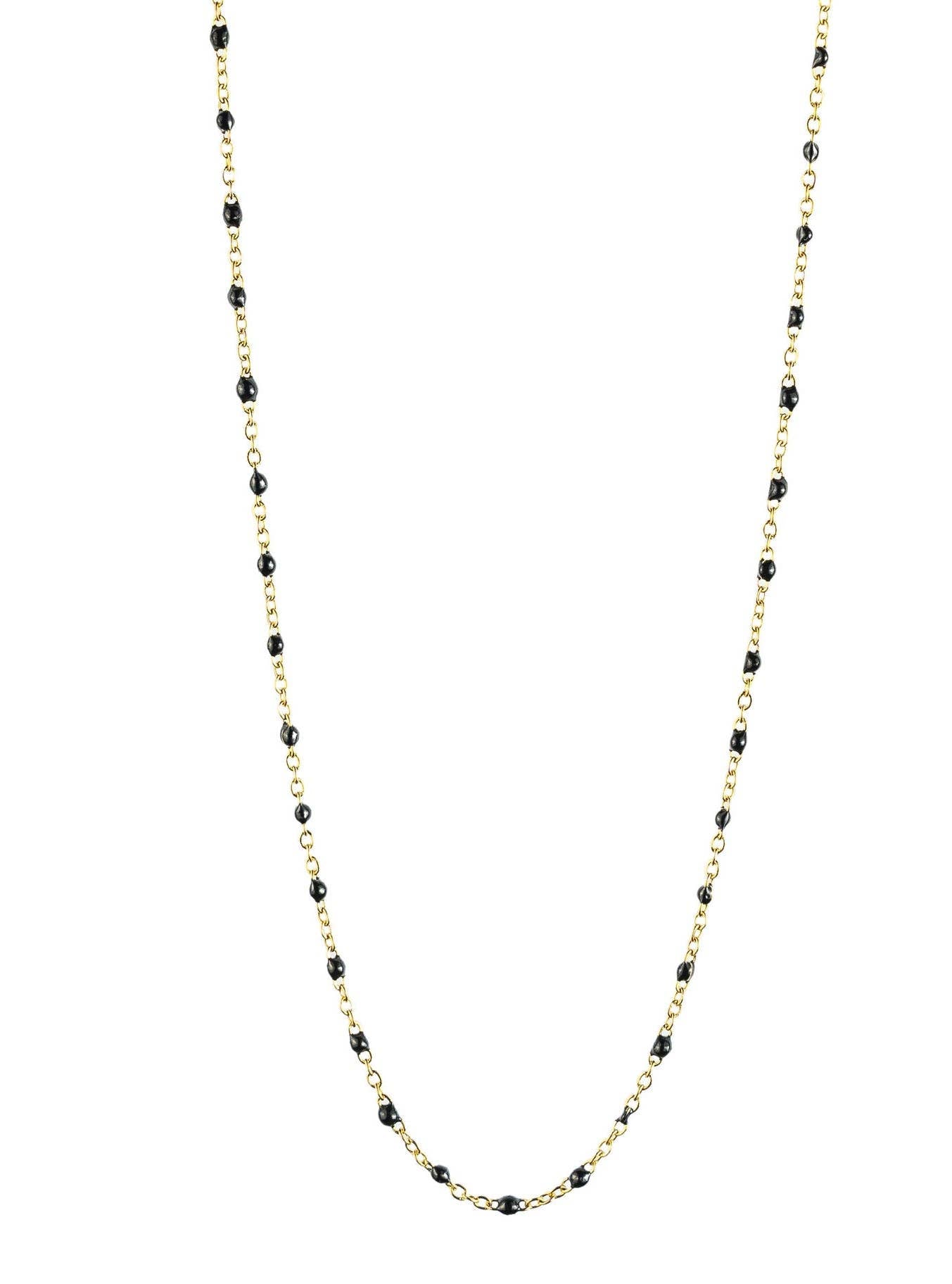 Collier émaillé multicolore Alicia doré