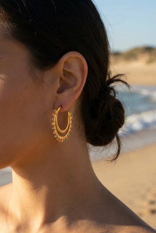 Boucles d’oreilles en acier inoxydable