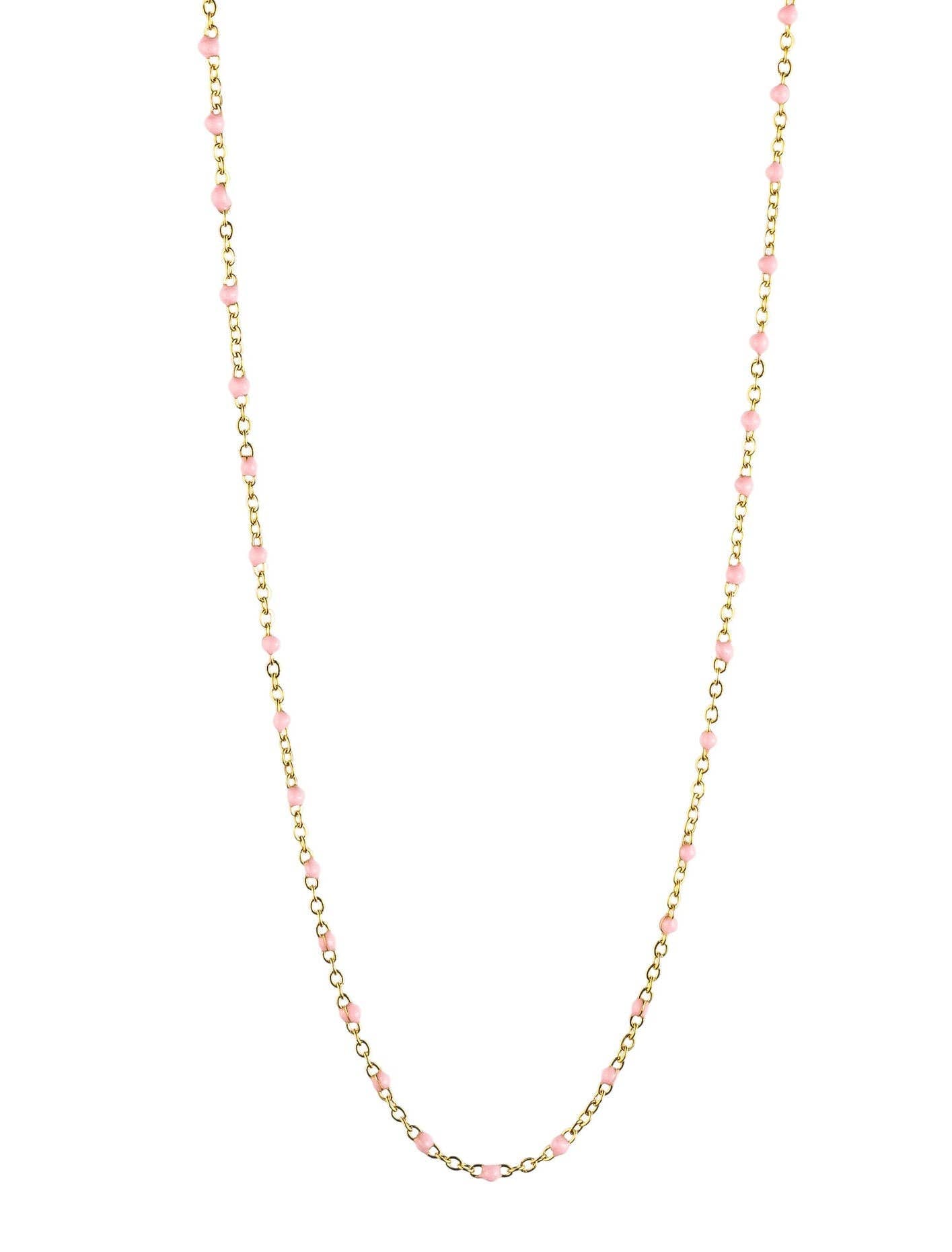 Collier émaillé multicolore Alicia doré