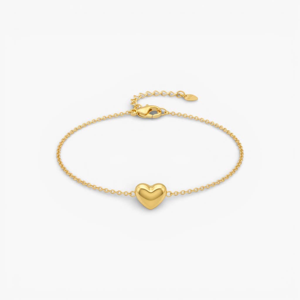Bracelet Cœur Imperméable Minimaliste